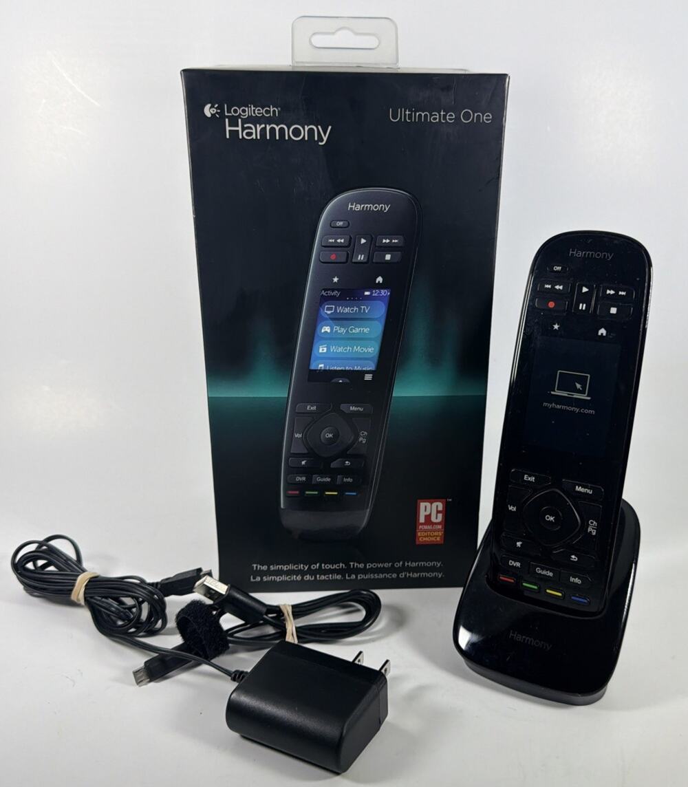 Logitech Harmony Ultimate One N-R0007 Universal Remote Control With Charger